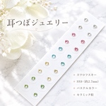 耳つぼジュエリー20粒✧̣̥̇パステルcolor✧̣̥̇セラミック粒