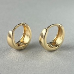Gold【つけっぱなし OK / S925】ラウンドフープピアス/シルバー925ピアス つけっぱなしピアス ゴールドピアス ピアス キャッチレスピアス フープピアス ギフト