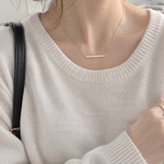 【new】plate necklace