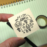 ハロウィンをギュッとつめこんだスタンプ