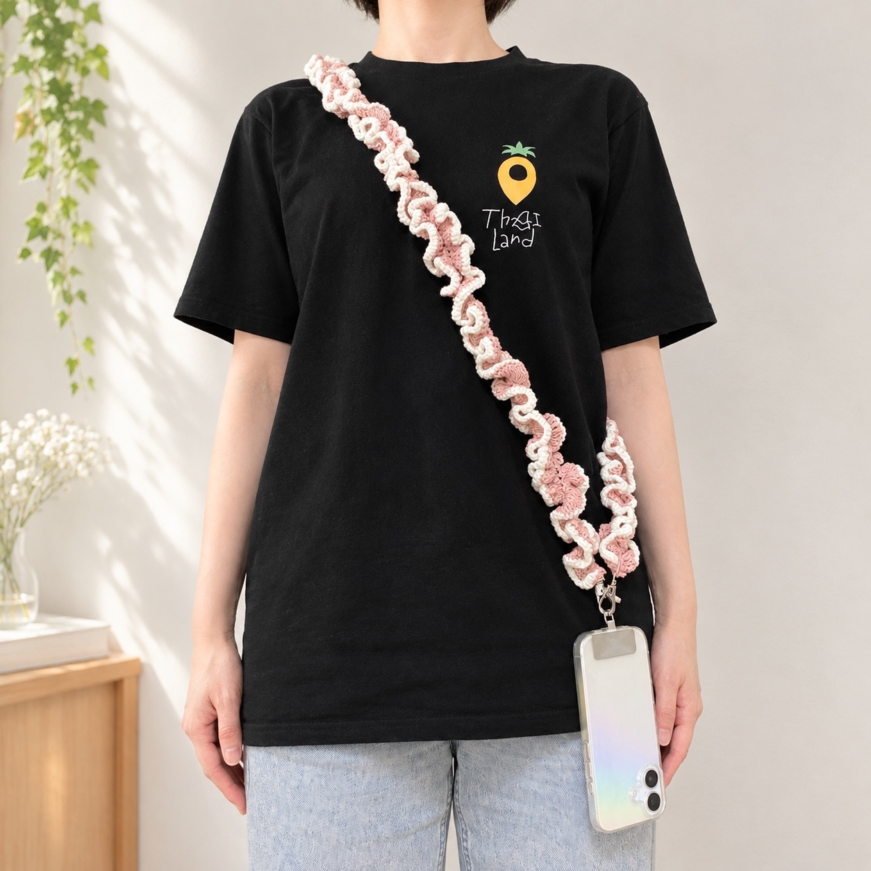 受注制作】ハンドメイド フラワー モチーフ編み かぎ針編み マルチ