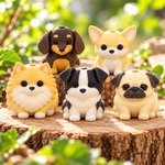選べる犬ビーズ5個セット｜１８種類・20mm・ハンドメイド素材