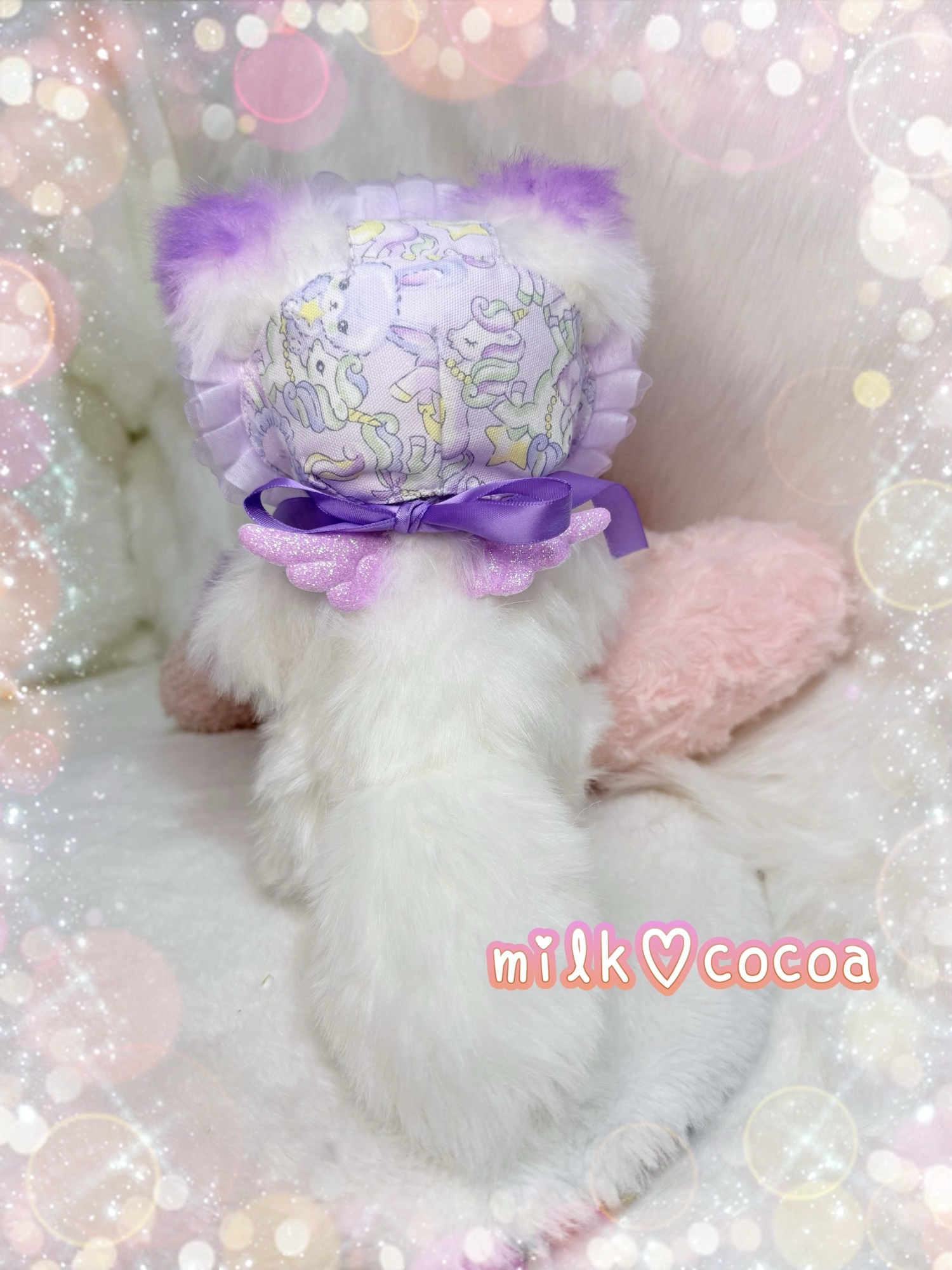 ☆*:.｡. milkcocoa .｡.:*☆ふわふわ☆パープルアイの天使ベビーねこ