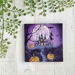 プチキャンバス絵画シリーズ♡アクリル画《原画》 ✴︎ Witching Hour 〜魔の刻〜✴︎