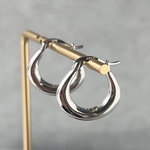 【つけっぱなし OK / S925】サークルピアス/シルバー シルバー925ピアス つけっぱなしピアス ゴールドピアス ワンタッチピアス キャッチレスピアス フープピアス