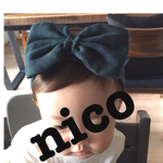 秋冬限定色☆大判リボンヘアバンド