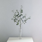 ユーカリ 80cm フェイクグリーン 枝もの 造花 割れない花瓶 ポリカーボネート 観葉植物風 新築祝い 開店祝い