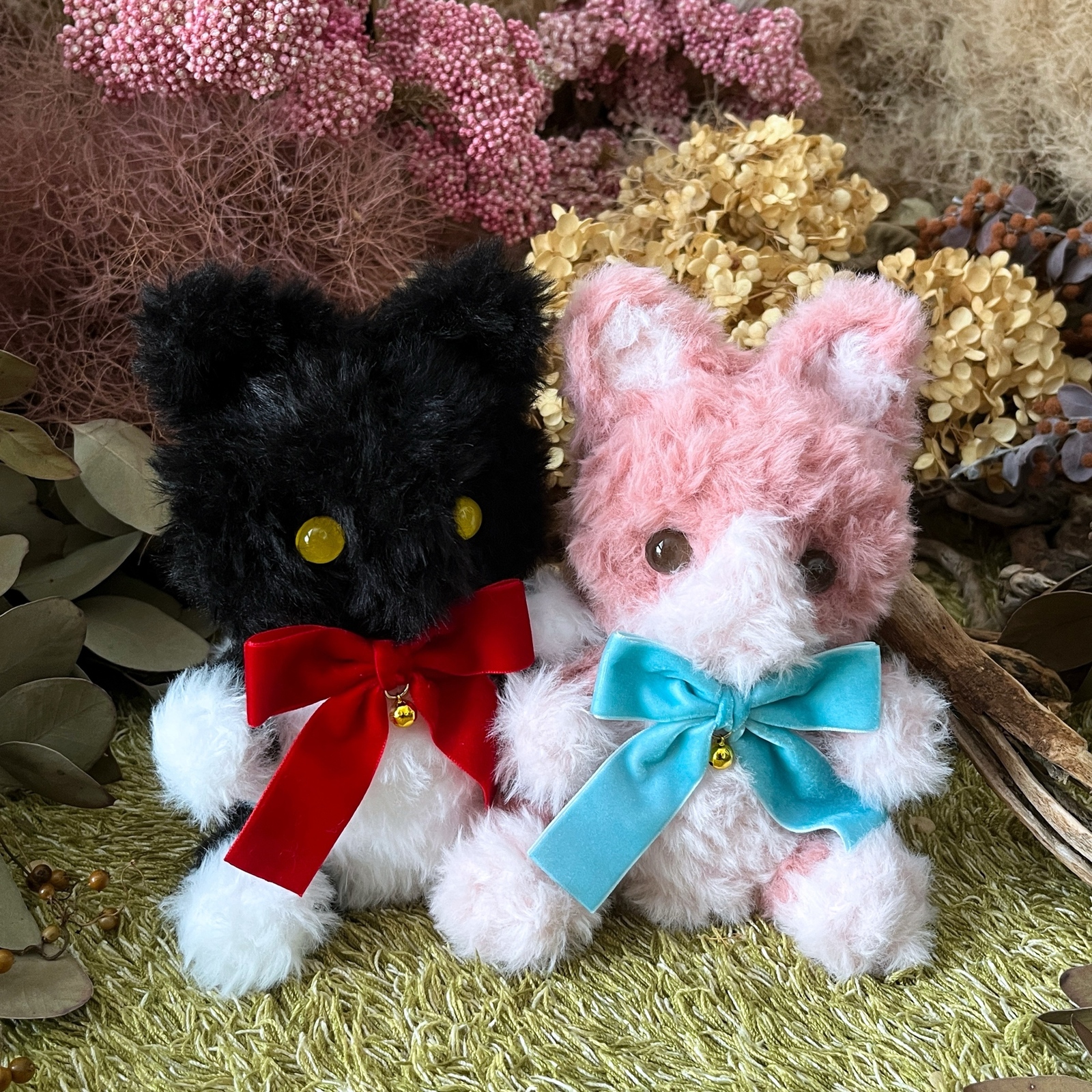 sold】硝子の瞳をもつ 子猫たちのあみぐるみ - プリッパーポリッパー