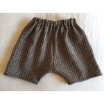 ウールチェックショート丈パンツ(100size)　