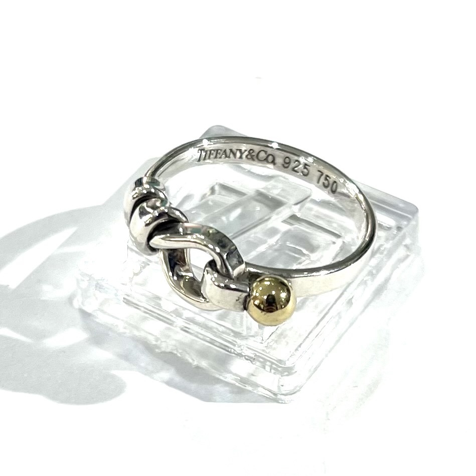 TIFFANY&CO】【12号】2995 ティファニー結ツイスト フラットワイヤー