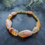 【限定作品】  ALLオパール  【夕焼け情景のオパール】 天然石ブレスレット