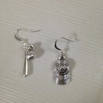 送料無料野球キャップピアス
