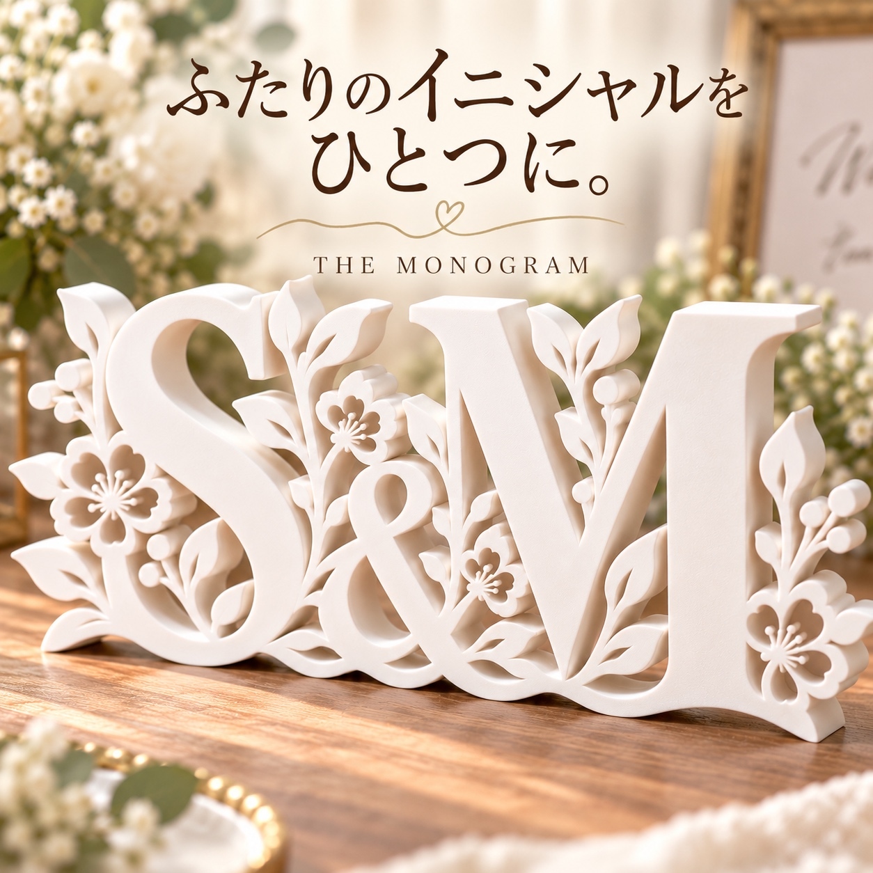 完全受注制作】イニシャルオブジェ 結婚式 ウェディング ウェルカム