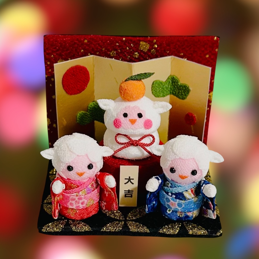 受注制作】ちりめん細工「朝顔と風鈴🎐」 - KUROGOMAKINA'S GALLERY