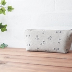 メガネケース（ペンケース・コスメポーチにも）　トンボ柄・とんぼ柄