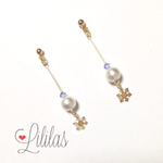 再販!雪の結晶❇︎冬ピアス♡イヤリング
