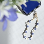 ビーズスマホストラップ　スマホアクセサリー　スマホキーホルダー　ビーズアクセサリー　ビーズキーホルダー　ビーズストラップ　大人かわいい　宇宙　星