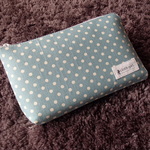 3DS LLポーチ◆水色水玉