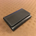 本革名刺入れ。名入れ無料。