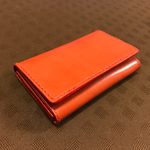 本革名刺入れ。名入れ無料。
