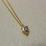 採算は度外視★プチハートゴールドネックレス