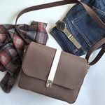【期間限定】shoulder bag /KURASHIki〈brown〉