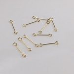 （再販）国産1cm　ピアノ線　極細ライン　(k16gp)  10本入り