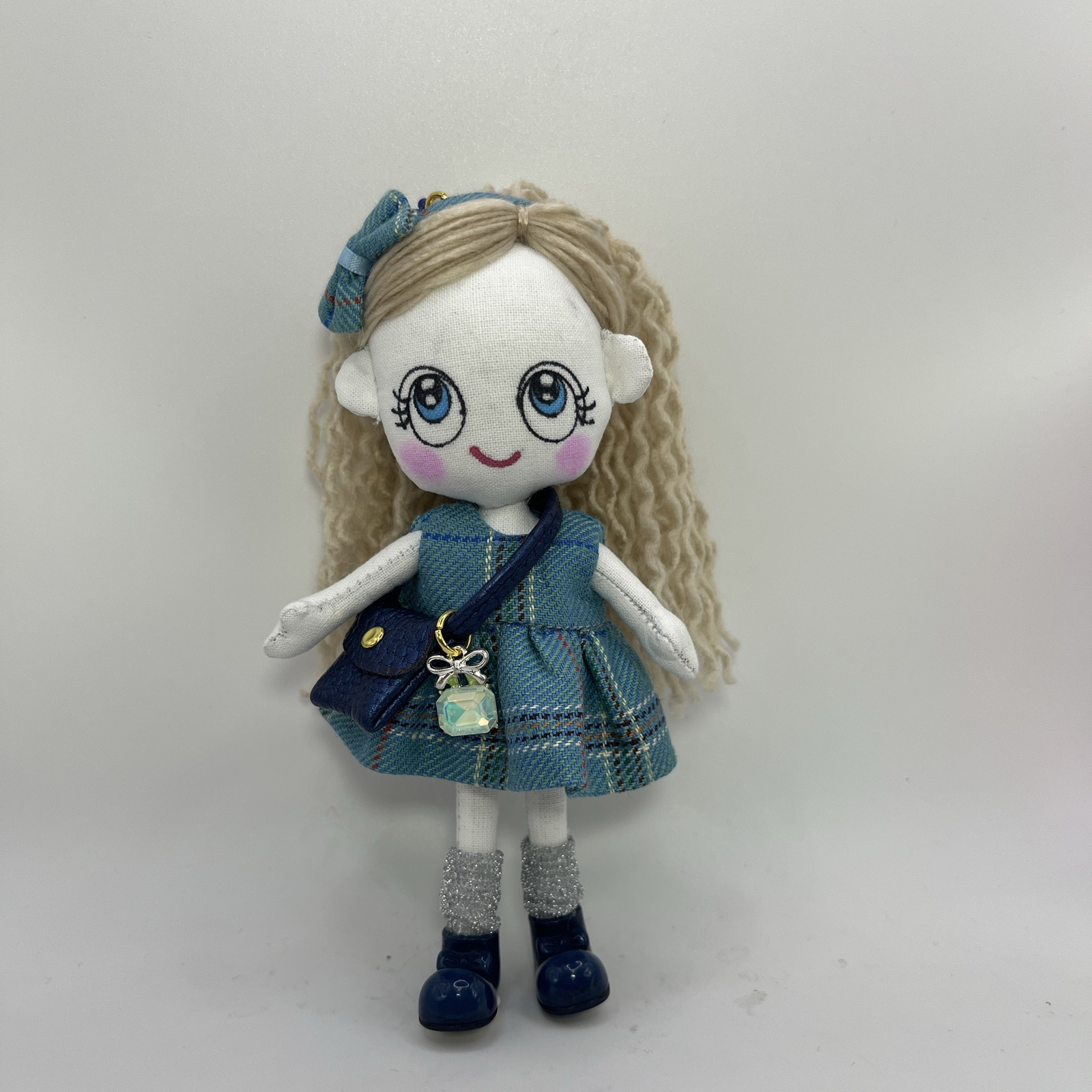Akubi様ドールチャーム チェックドレスのドールチャーム - アトム | minne byGMOペパボ 国内