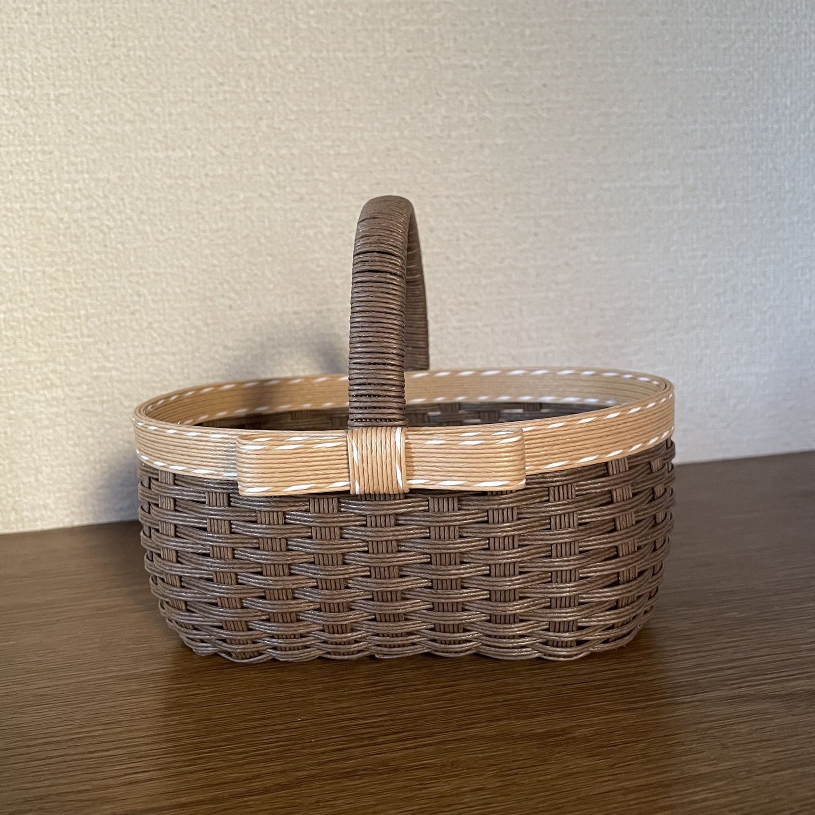 送料込み】(受注製作)かご バスケット クラフトバンド - WATO0117'S