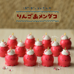 りんごあメンダコ 根付ストラップ