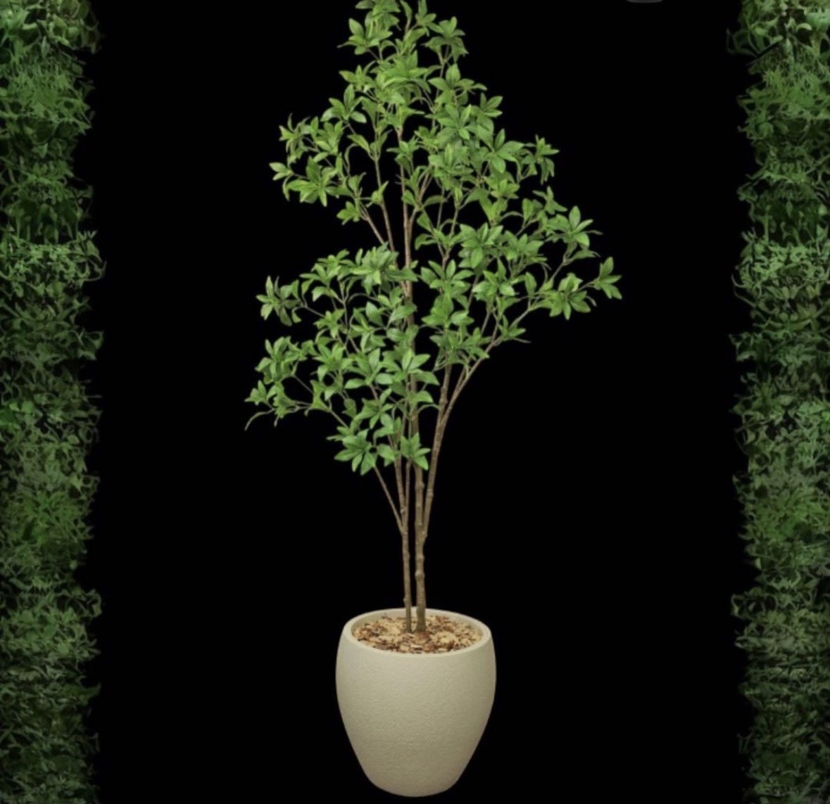 光触媒 人工観葉植物 ウォールグリーン フェイクグリーン アセビ8329