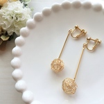ガラスダイヤearring