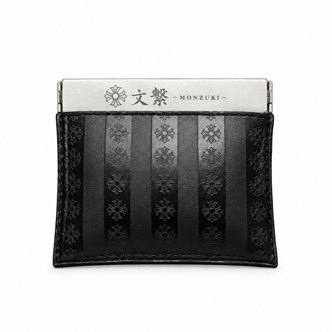 本革 小銭入れ｜御守り袋｜小物入れ｜クロムエクセル×コードバン｜亀甲