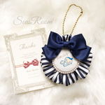 【Rm37】navy stripe maternity