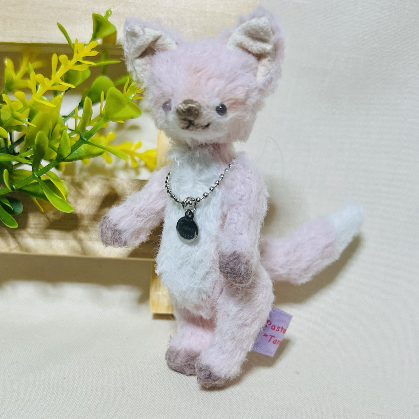 ふんわりペールピンク&ホワイトのキツネ Tamu bear - TAMU-BEAR'S