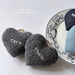 【名前入れ】お名前刺繍のハートチャーム｜Petit Cœur（プティ・クール）｜愛犬の首輪・ハーネス・バギー・バッグに