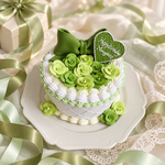 リボンのプリンセスローズケーキ