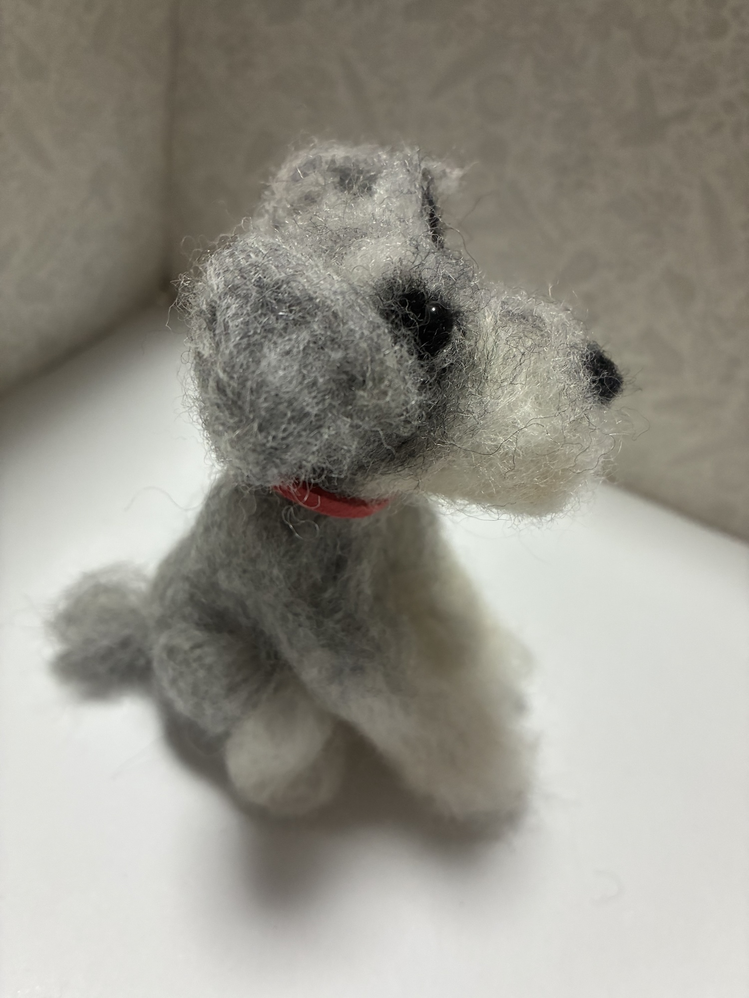 羊毛フェルト犬※ワイヤーフォックステリア＊ハンドメイド - 062783'S
