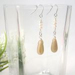 **sさまご依頼品**淡水パールとベージュビーズのピアス