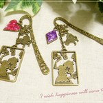 ☆アンティーク調アリスのブックマーク(トランプアリス)☆