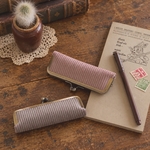 ■太うねフレンチコーデュロイのがま口印鑑ケース 【Lサイズ】 ■ hanko case (ftfcod)