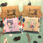    【2個セット】四角缶バッジ