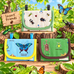【オーダーOK】移動ポケット★昆虫クワガタかぶと虫ペンギン海の生き物水族館★マスクケース入園入学ハンカチティッシュマルチポケットお出かけポーチ習い事クリップ安全ピン★小学校幼稚園保育園幼児