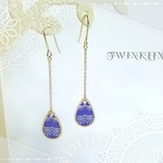 レースのしずくピアス