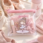 名入れOK♡バレリーナクリアポーチ♡バレエ発表会記念・プチギフトに大人気！楽屋差し入れにも♡バレエ教室♡バレエスタジオ♪
