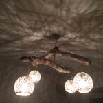 流木 天井照明 インテリア ペンダントライト シーリングライト