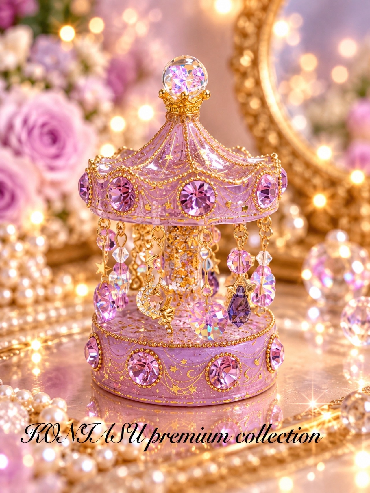 Crystal Carousel － Amethyst Purple －幻想的に煌めくクリスタル