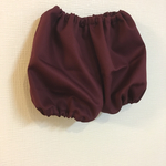 小豆色 無地 かぼちゃパンツ