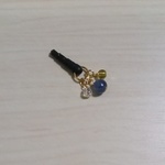 [オーダー作品]カイヤナイトのイヤホンジャック