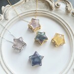 【一点物】マルチカラーフローライト の 星 チャーム ペンダントトップ ✩.*˚